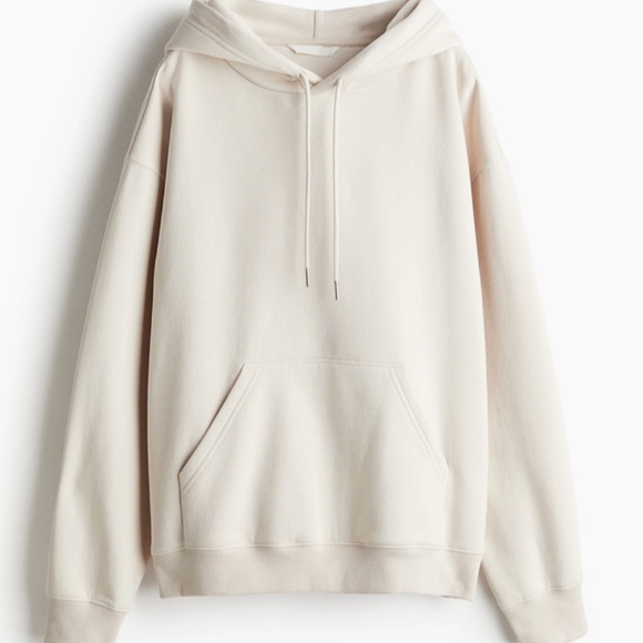 H&M. Beige sweatshirt hoodie. Size XXS. New without tag - Picture 1 of 1